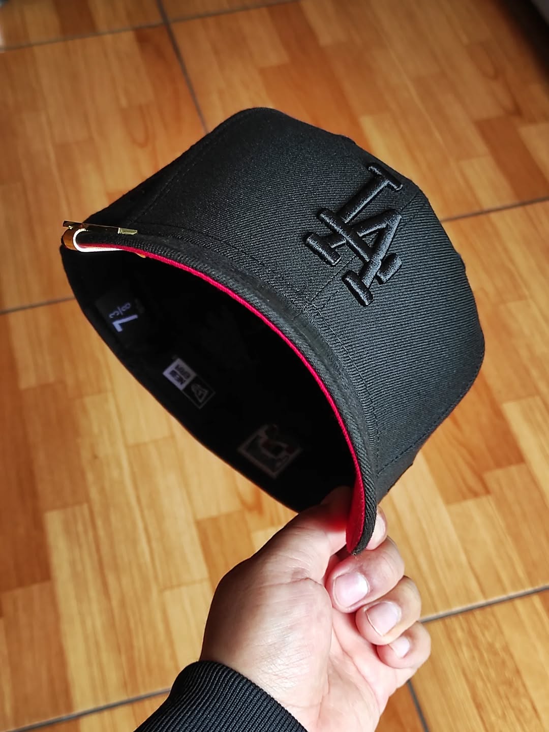 New Era Los Angeles Dodgers 40th Anniversary Black Out Red Edition 59Fifty Fitted Hat