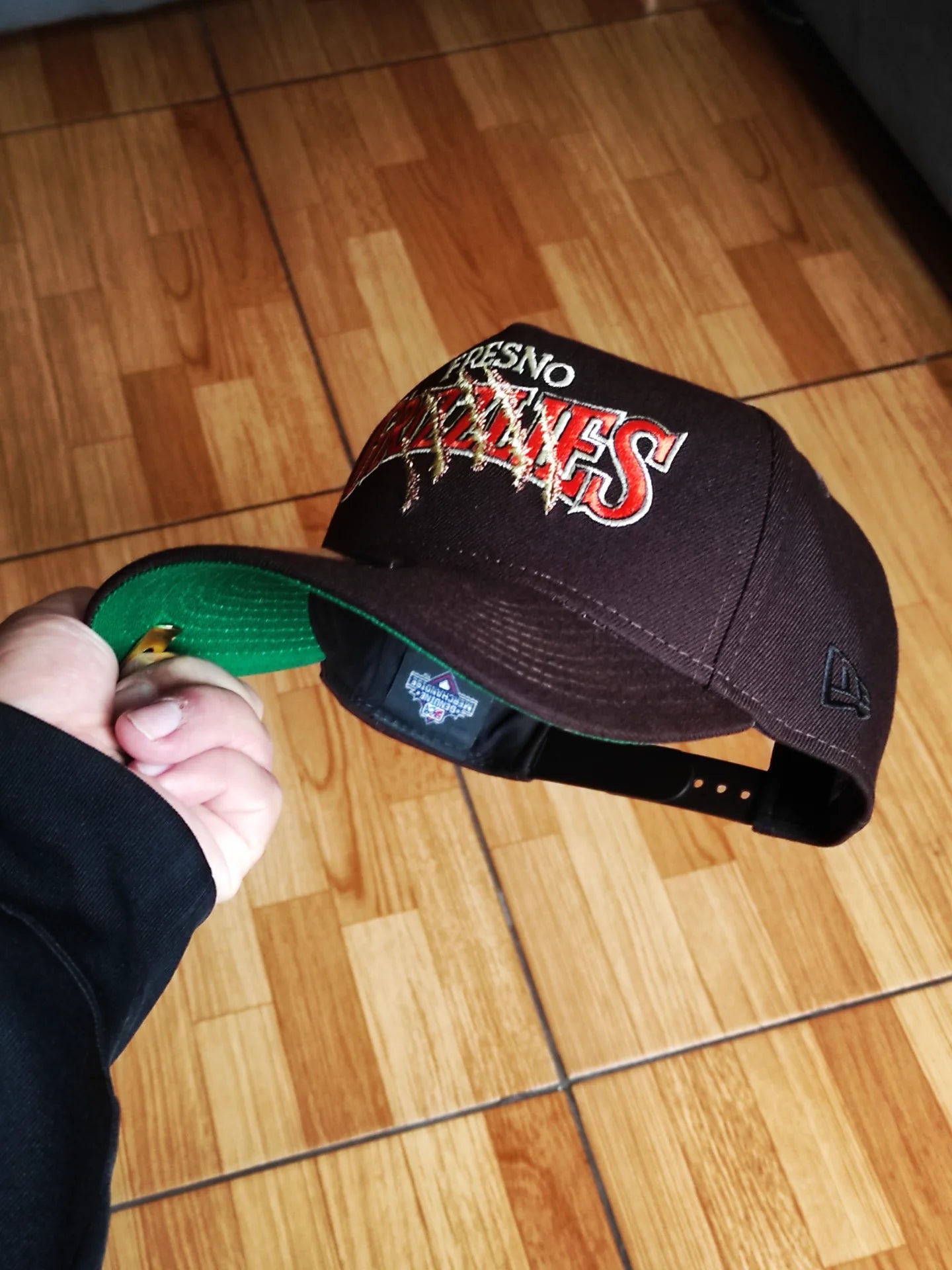 New Era Fresno Grizzlies Burnt Wood 9Forty A Frame Snapback
