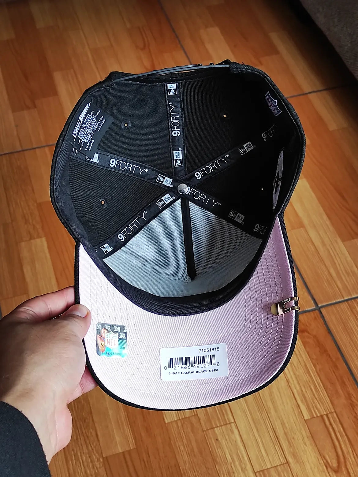 New era Las Vegas Raiders black link 60th Anniversary 9Forty A-Frame Snapback