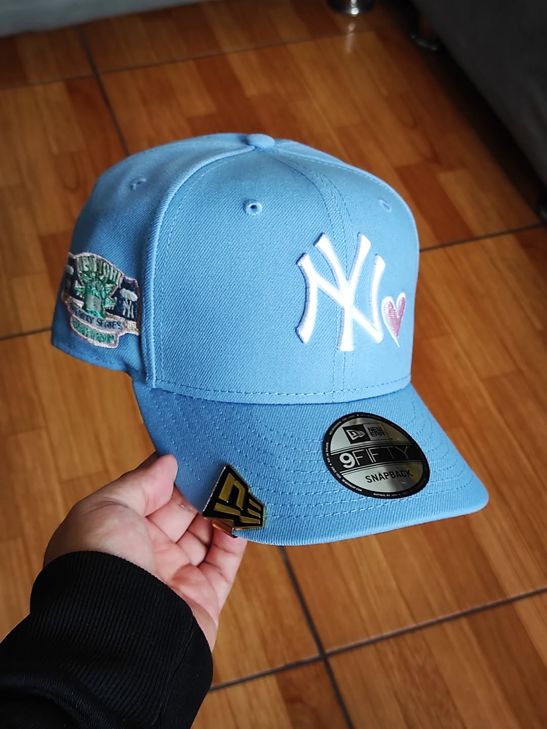 New Era New York Yankees heart sky/pink 9fifty snapback