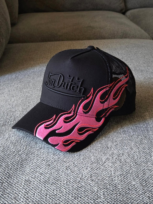 Von dutch trucker fire 🔥 cap black Exclusiva