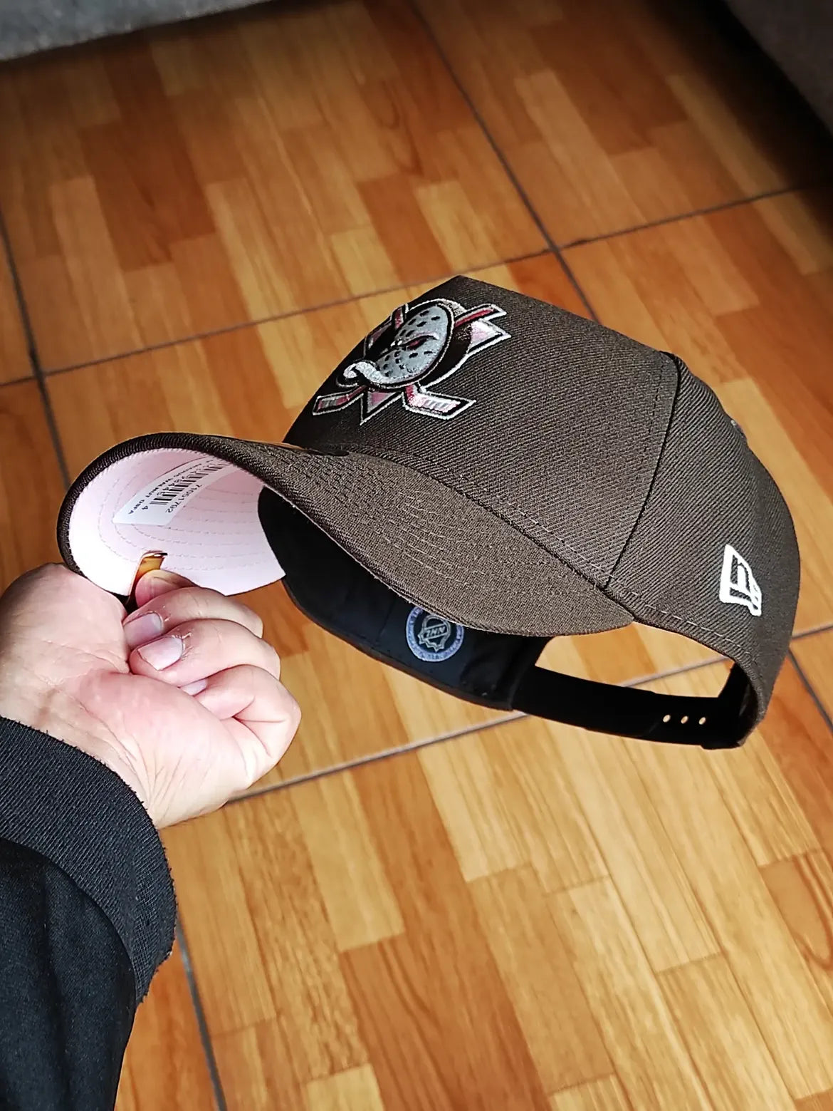 New era Anaheim ducks 30 TH aniversario Brown Forty A-frame Snapback