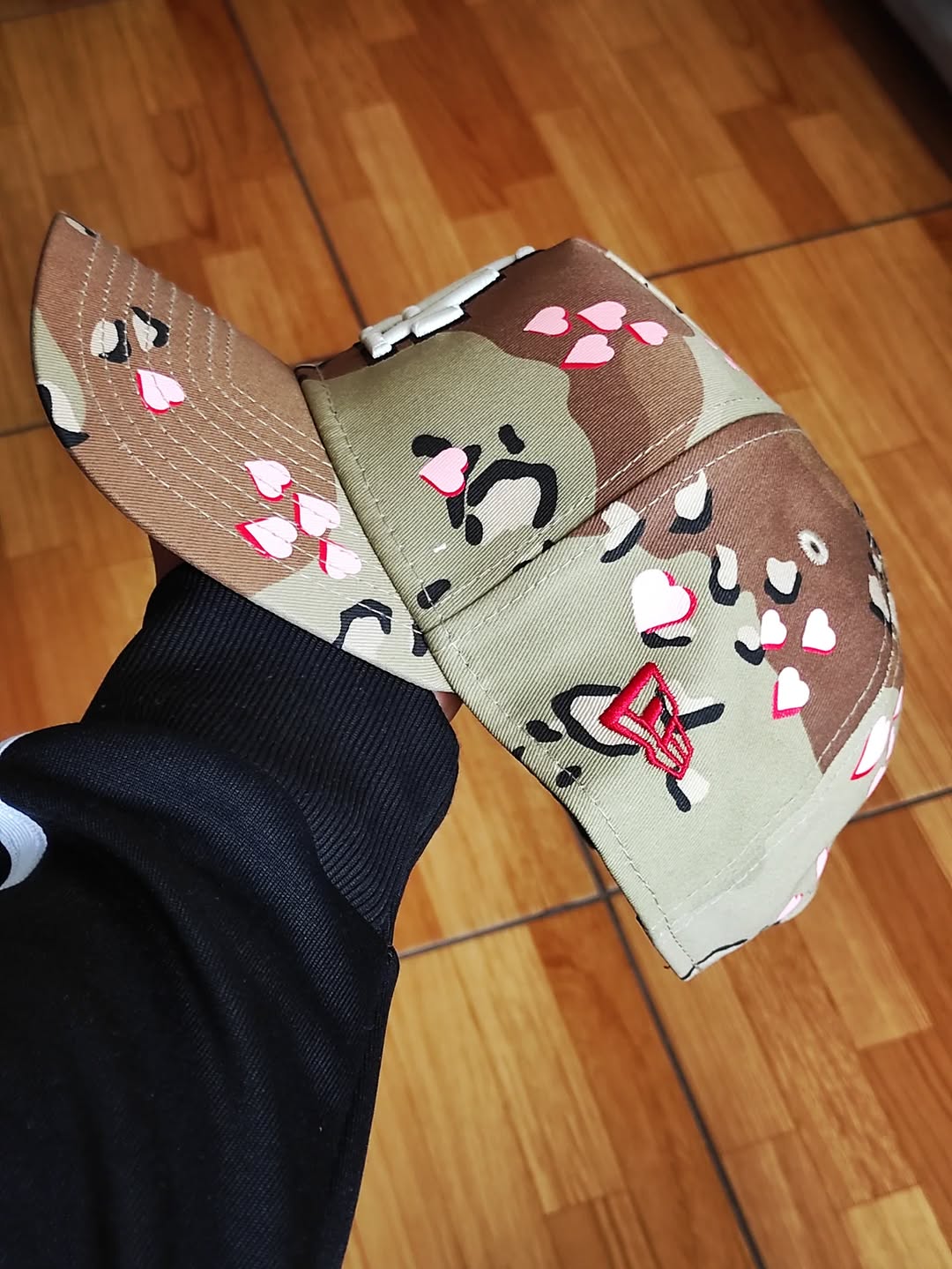 New Era Los Angeles Dodgers camo heart 9FORTY A-Frame Snapback