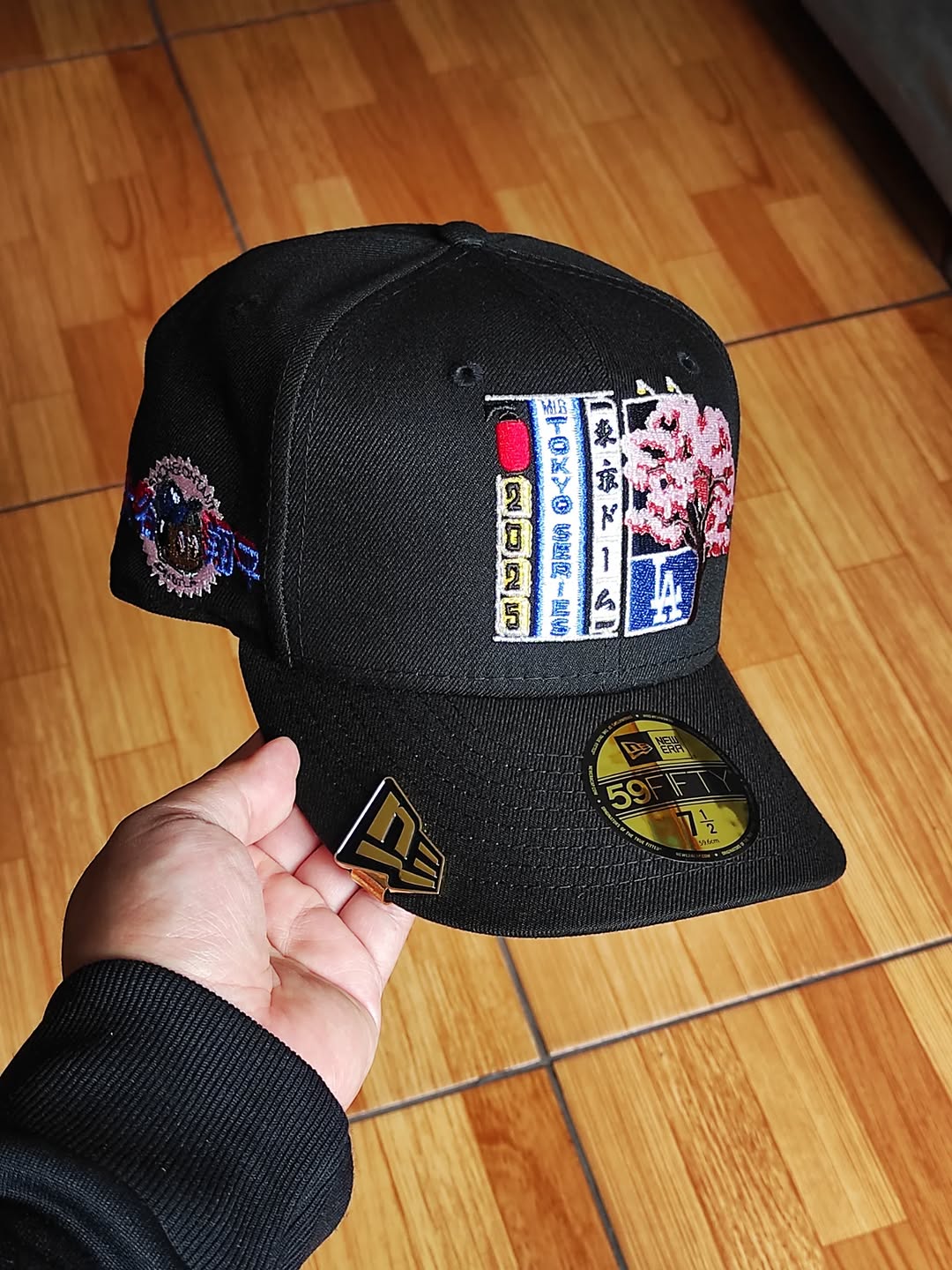 New Era Los Angeles Dodgers Tokyo🇯🇵 Series Black Pink Prime Edition 59Fifty Fitted Hat