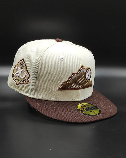 New Era Colorado Rockies 20 TH ANIVERSARIO 59 fifty 2 Tonos