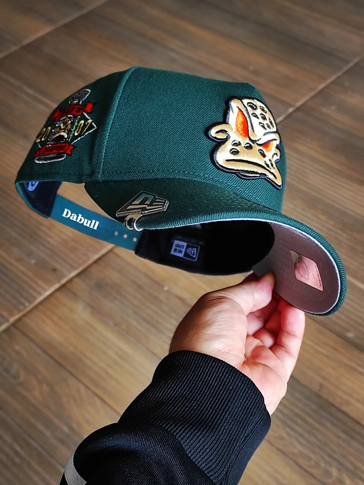 New Era Anaheim Ducks Stanley Cup 2007 Dark Green Prime Edition 9Forty A Frame Snapback Hat
