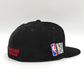 Chicago Bulls OLD SCHOOL CORDUROY SIDE-PATCH Black Fitted Hat by New Era
