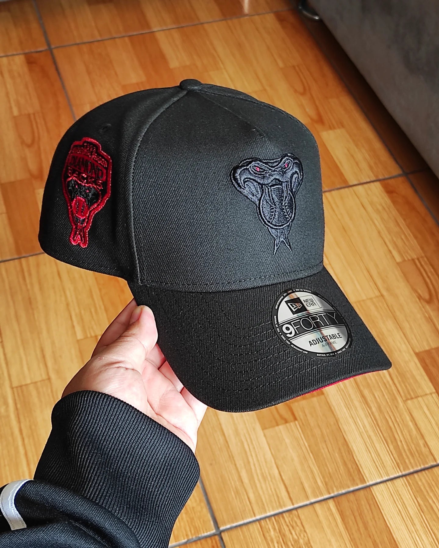 New Era Arizona Diamondbacks inaugural season black red 9forty A-FRAME