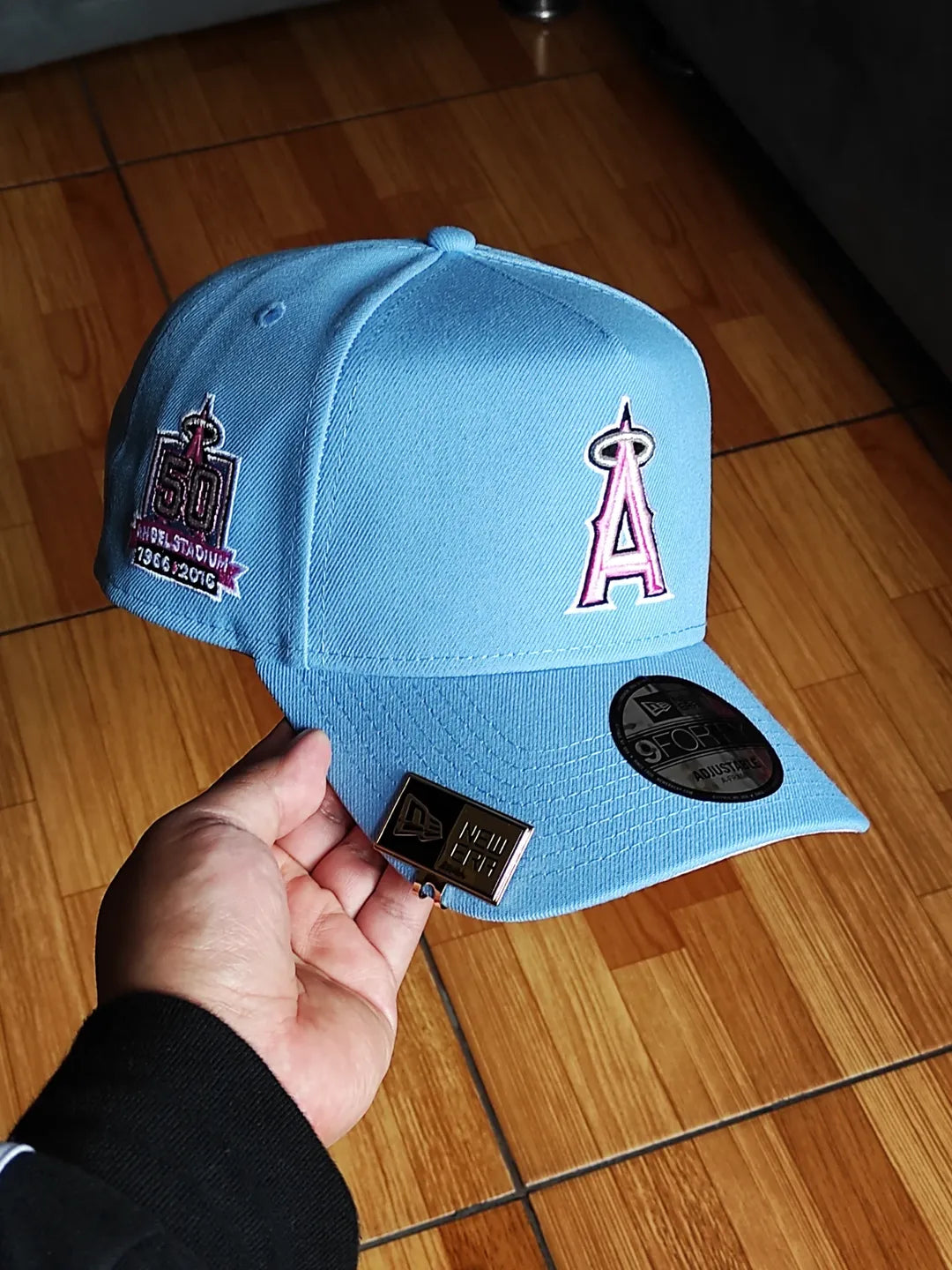 NewEra Anaheim Angels 50TH aniversario blue sky 9Forty A-FRAME SNAPBACK