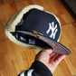 New York Yankees 96 World Series Dogear New Era 59Fifty Fitted - Navy, White, Gray