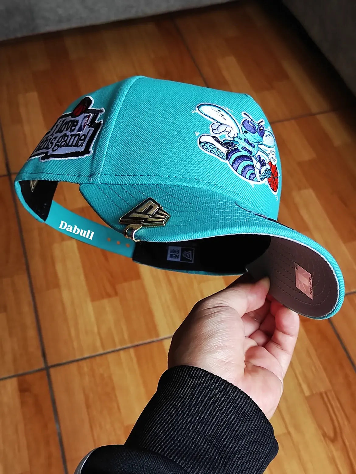 New Era Charlotte Hornets Love this Game Teal Prime Edition 9Forty A Frame Snapback Hat