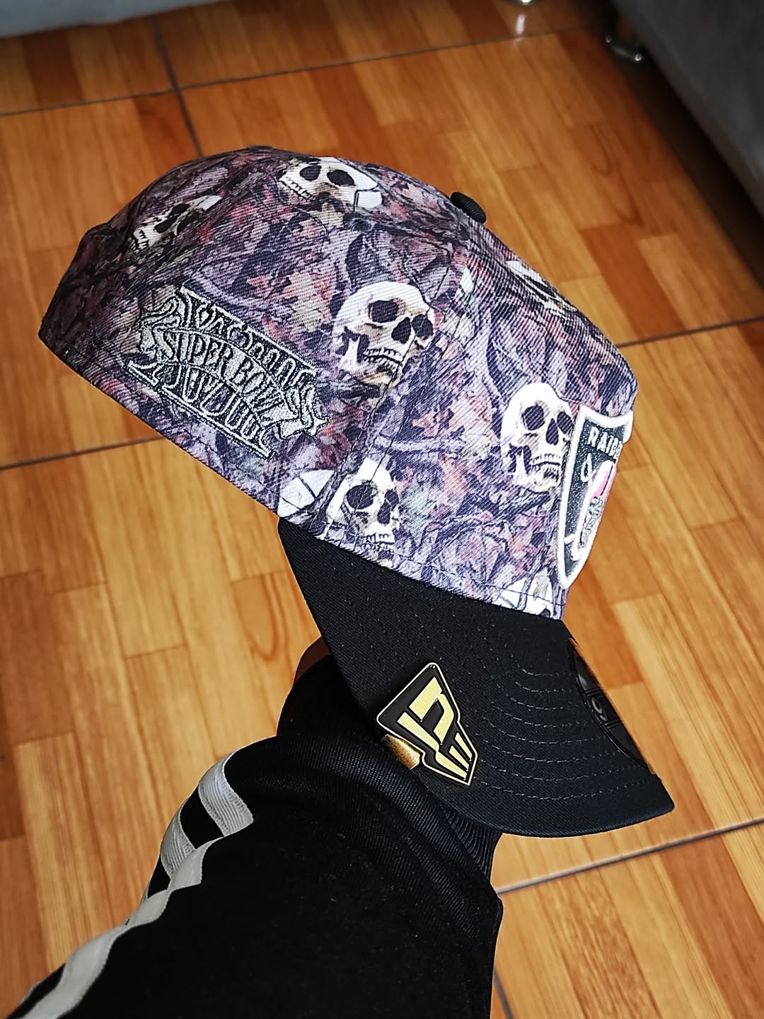 New Era Las Vegas Raiders SKULL ☠️ 9FORTY A-FRAME hat