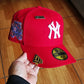 New York yankees mlb red sky blue uv / 59fifty cap