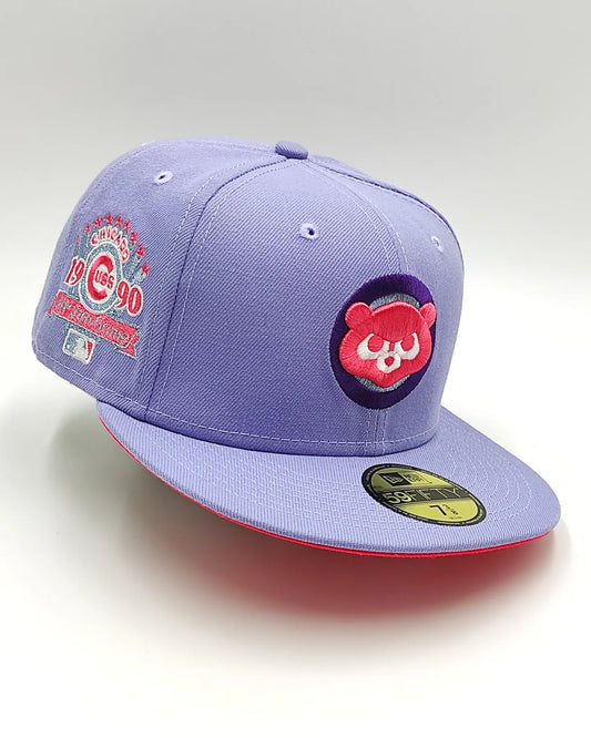 PRE-ORDERN - New Era chicago cubs all star game 1990 pastel purple edition 59fifty fitted cap