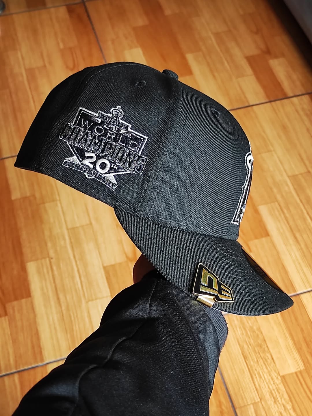 New Era Anaheim Angels 20th Anniversary Black Pewter Prime Edition 59Fifty Fitted