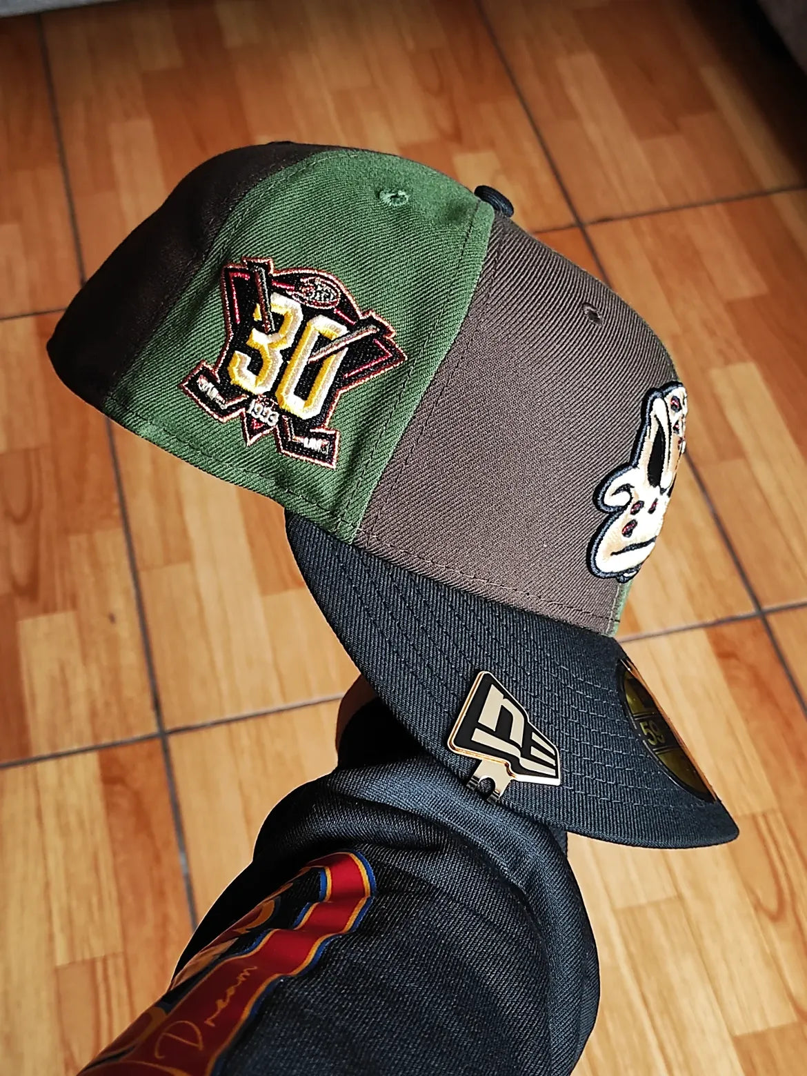 New Era Anaheim Ducks 30th Anniversary Pinwheel Edition 59Fifty Fitted Hat