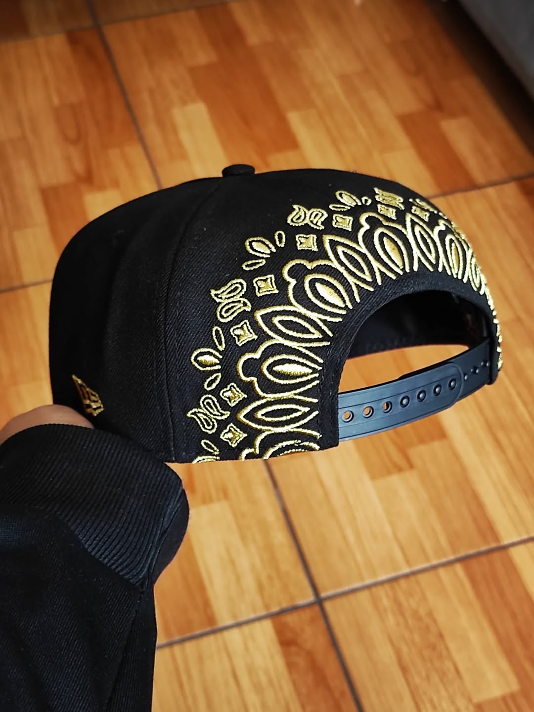 New era New York Yankees paisley BLACK 9FORTY A-FRAME HAT