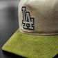 New Era Los Angeles Dodgers olivo corduroy golfer snapback