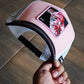 Gorra trucker rosa, blanca y negra Kid Buu DBZ8 BUU Dragon Ball de Capslab