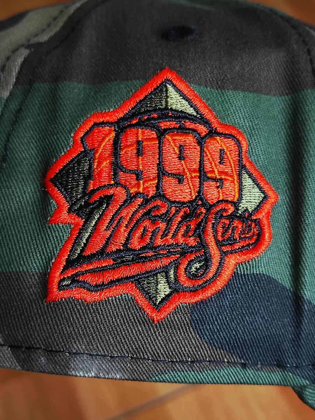 New Era New York Yankees World Series 1999 Camo Edition 9Forty A Frame Snapback Hat