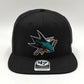 47brand San Jose Sharks captain snapback cap schwarz