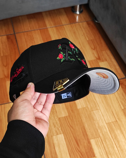 New Era Oakland Athletics World Series 1989 Black Roses 9Forty A Frame Snapback