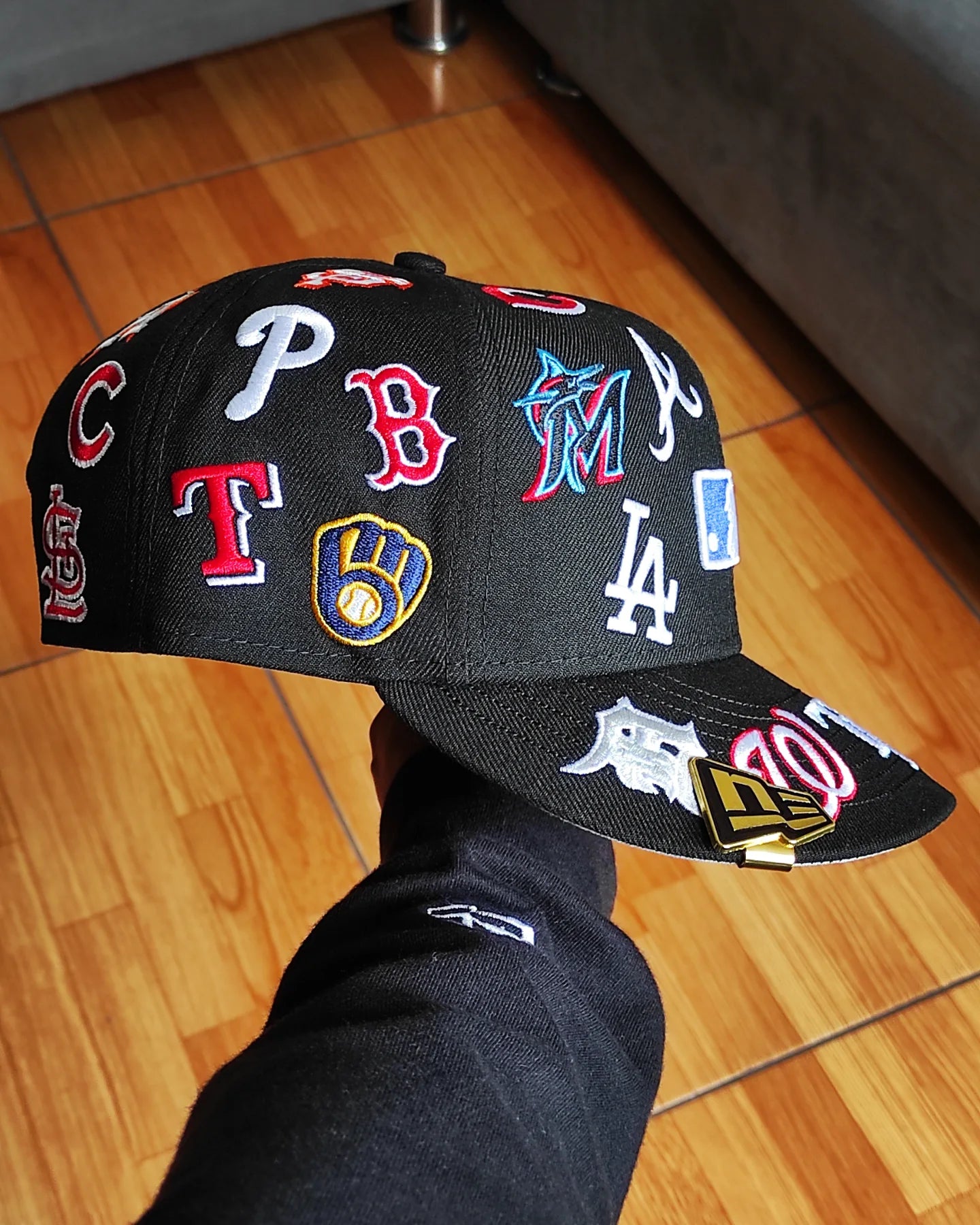 New Era All Over MLB black edition 9 FIFTY Snapback