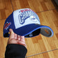 47Brand Los Angeles Dodgers white blue  world series foam Trucker Snapback