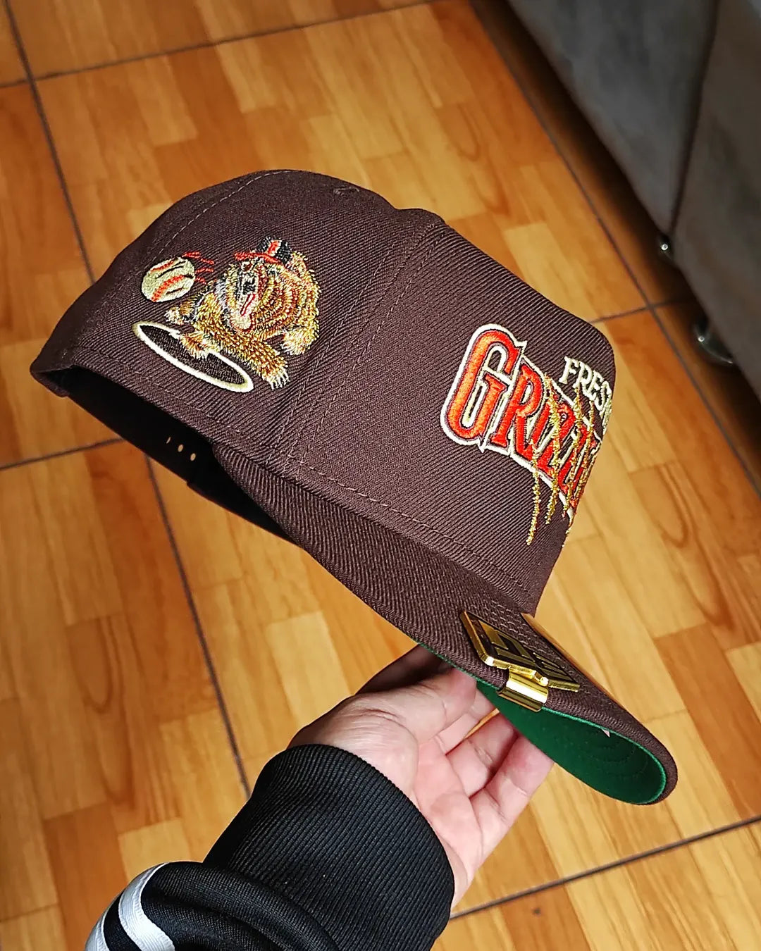 New Era Fresno Grizzlyes Gold edition 9FIFTY a-frame snapback