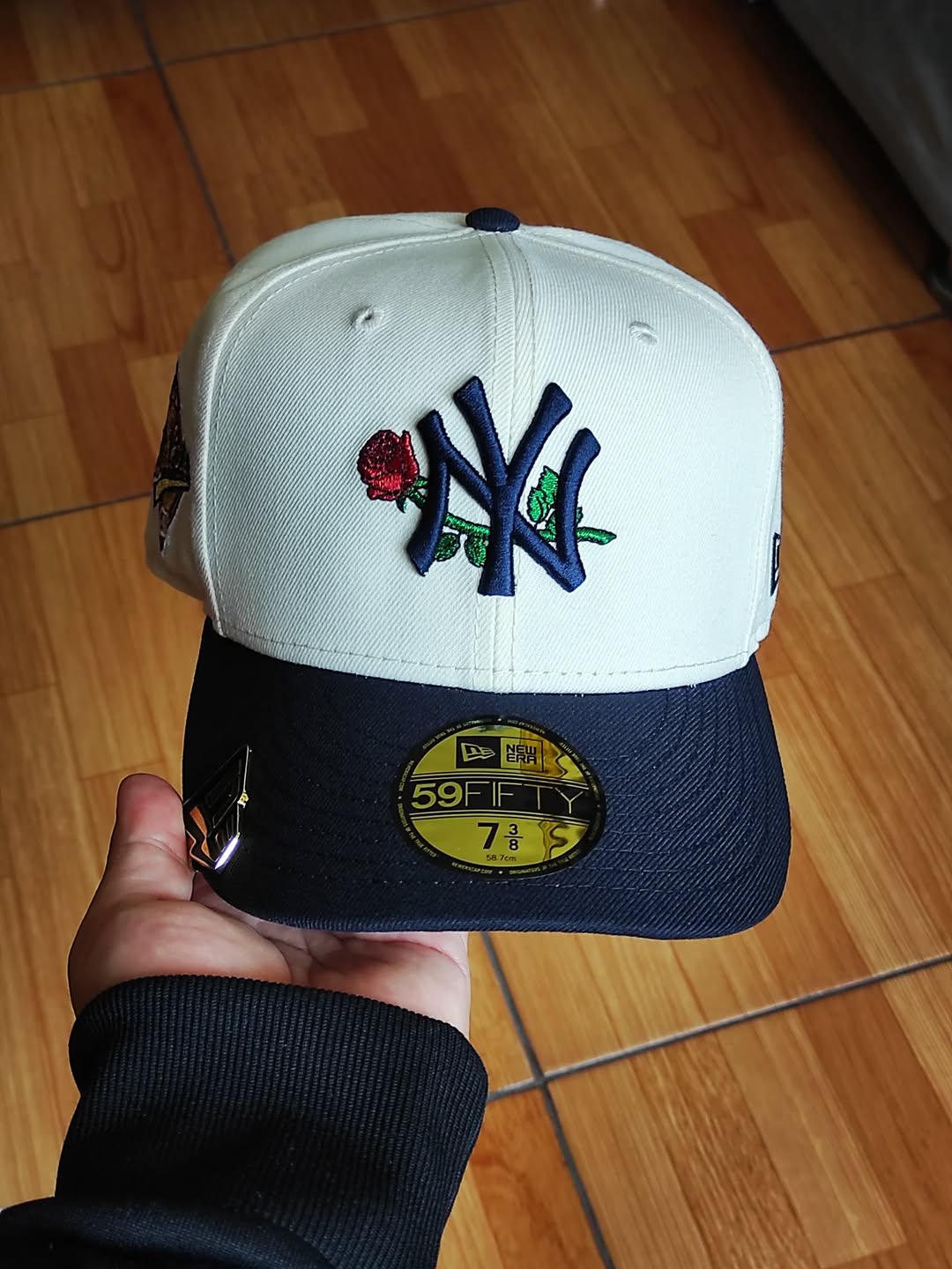 New era New York Yankees World Series rose🌹 Chrome navy 59FIFTY