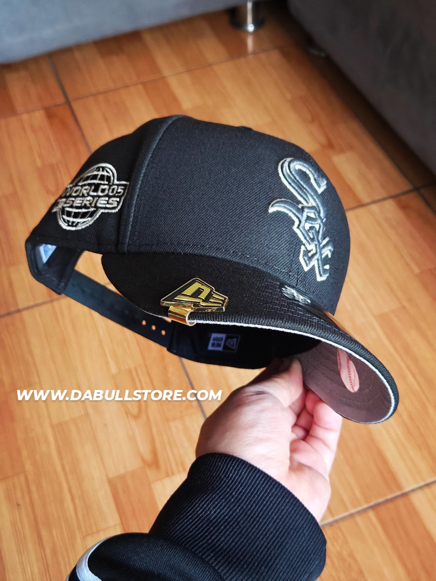 NewEra White Sox World Series Black 9fifty Snapback