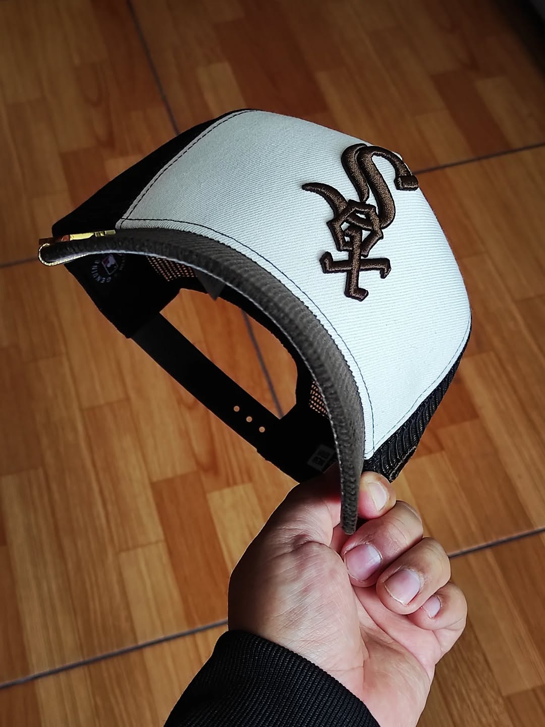 New Era Chicago White Sox TRUCKER a frame Snapback víscera cord