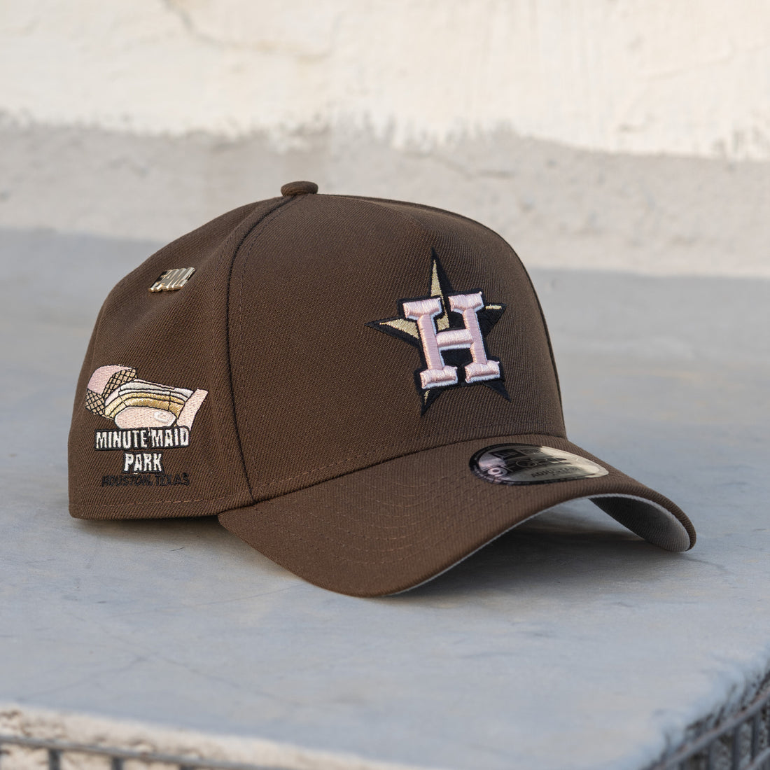 Houston Astros Mlb Walnut Gray UV / New Era 9Forty A-frame + pin 📌