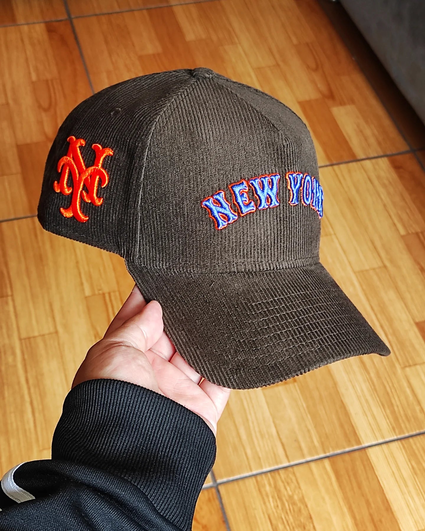 New Era New York Mets corduroy Brown 9 FORTY A-FRAME