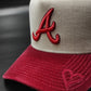 Newera Atlanta Braves Corduroy velvet 9 forty aframe Snapback