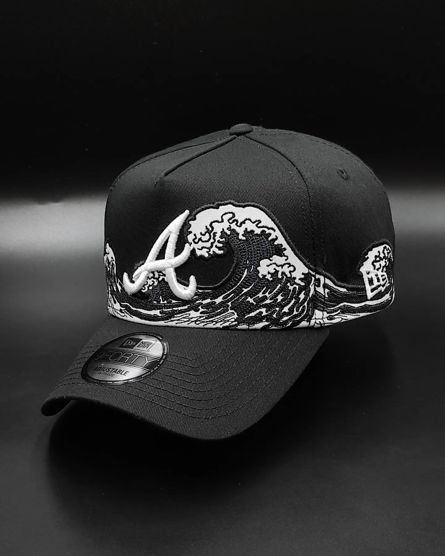 Visière Ajustable New Era - Atlanta Braves, Bleu Royal, OSFM, Neuf Avec étiquette