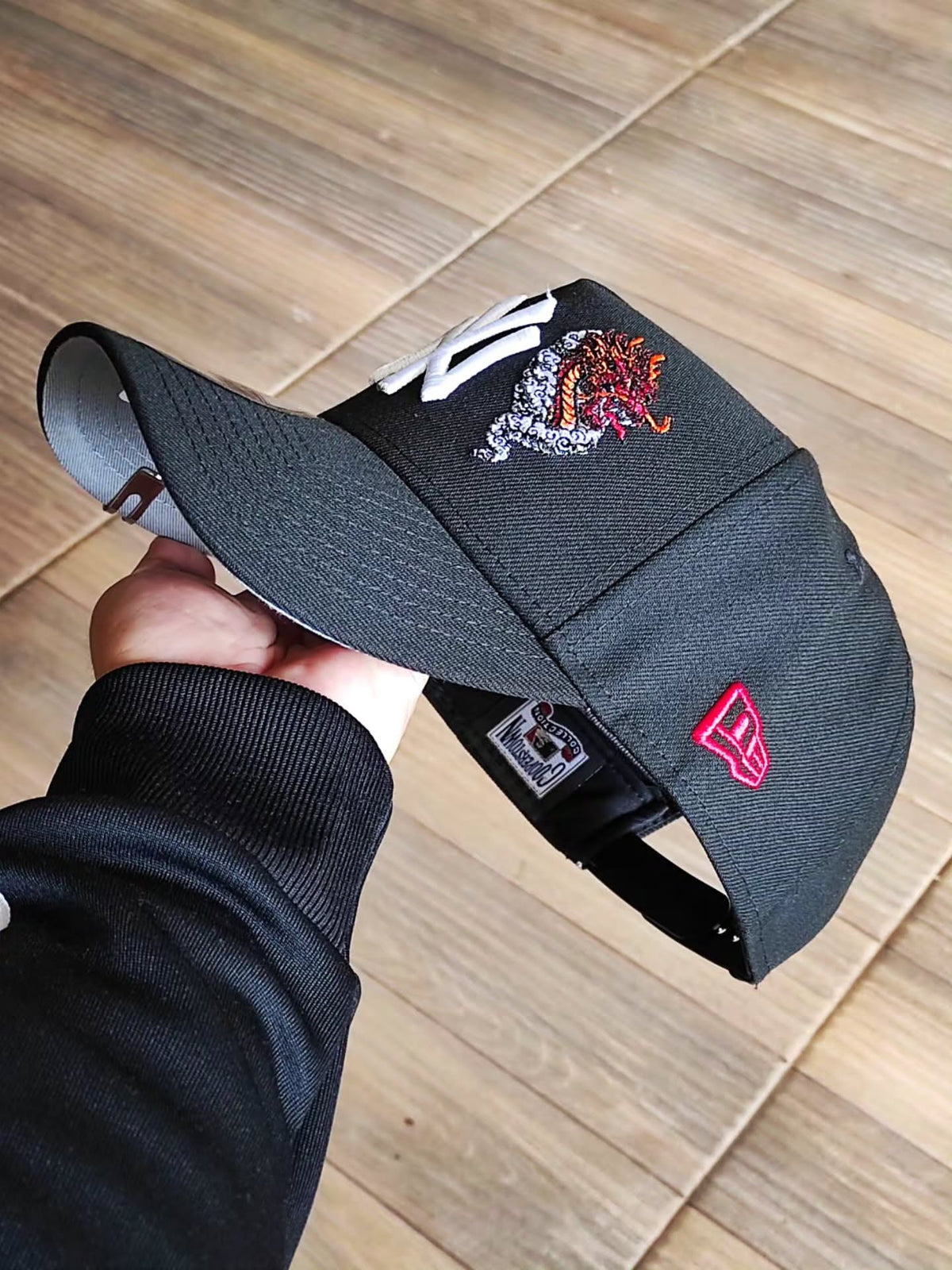 New Era New York Yankees World Series 1996 Dragon Black Prime Edition 9Forty A Frame Snapback Hat