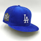 Los Angeles Dodgers OLD SCHOOL CORDUROY SIDE-PATCH Black Fitted Hat by New Era