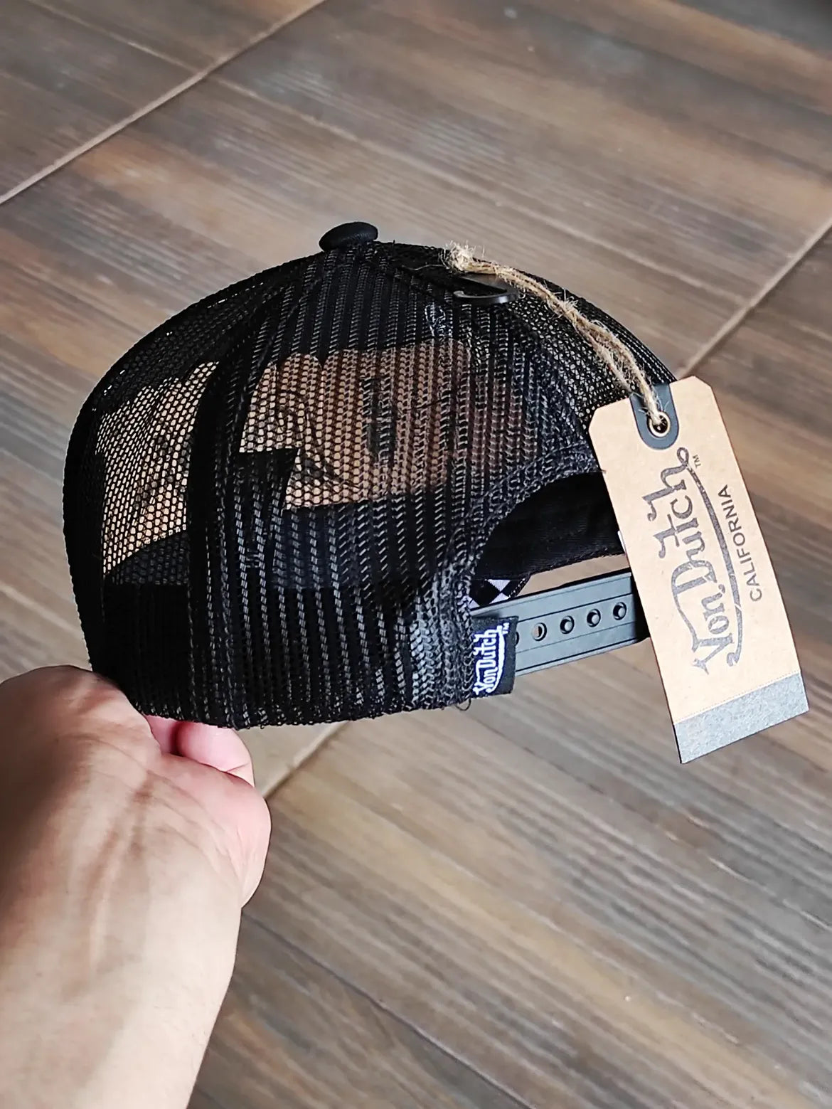 Gorra Vondutch trucker multicolor negra