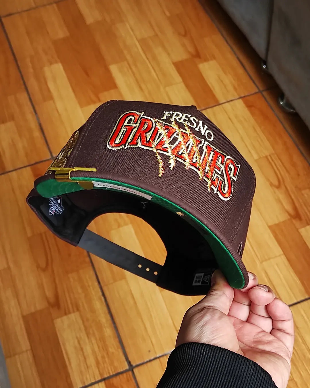 New Era Fresno Grizzlyes Gold edition 9FIFTY a-frame snapback