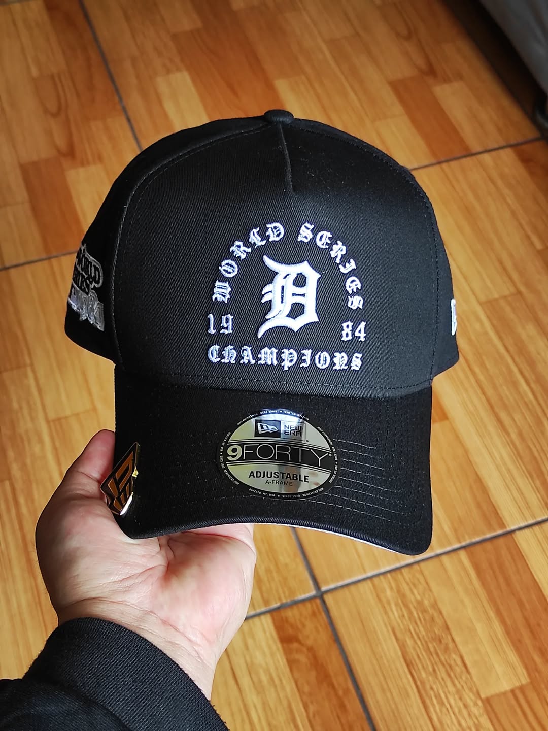 New era Detroit Tigers world gótica script 9FORTY A-FRAME Snapback black