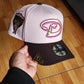 New Era Arizona diamondbacks 1998 inaugural season pink Brown 9 FORTY A Frame snapback🍨