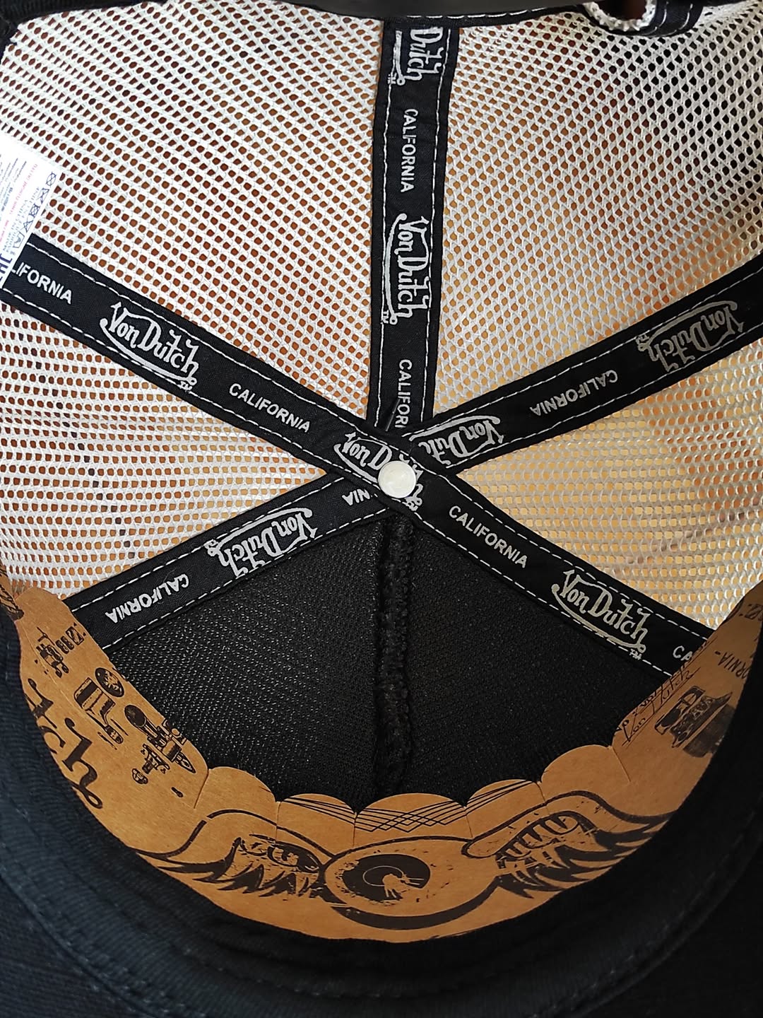 Gorra vondutch black trucker cap