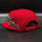 Atlanta Braves Gray Bottom City Art Side Patch New Era 9Fifty Snapback - Red