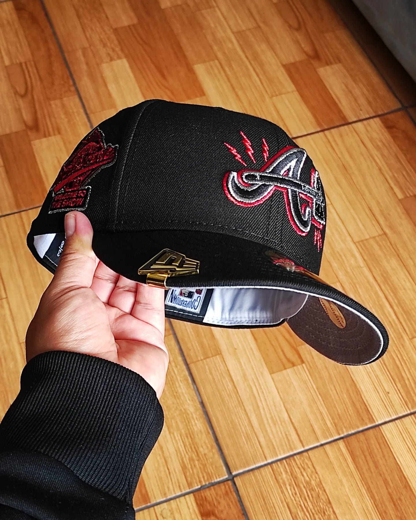 New Era Atlanta Braves World Series 1995 ⚡ Black Edition 59Fifty Fitted Hat