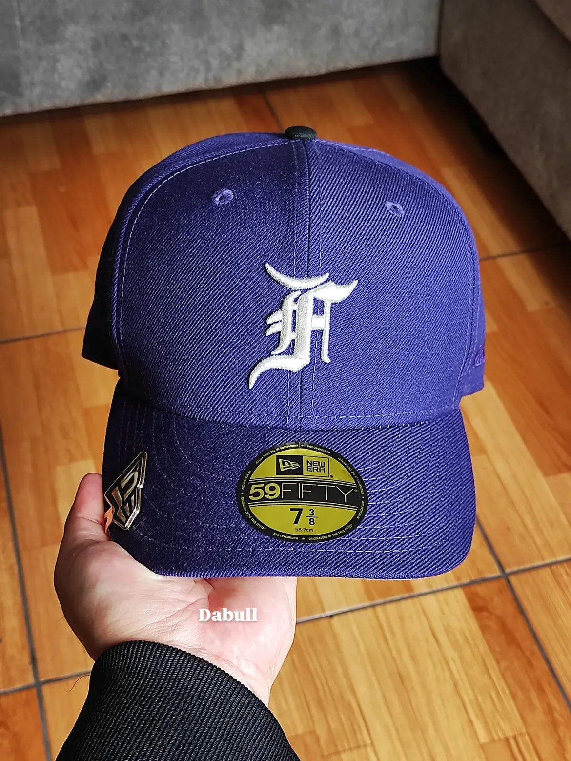 New Era Colorado Rockies Fear of God Purple Essentials Classic Edition 59Fifty Fitted Hat