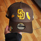 New Era San Diego Padres city transt 🐻🌮 Brown  9 forty A-FRAME