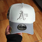 New Era Oakland Athletics World Series 1989 Metallic Chrome Two Tone A Frame 9Forty Snapback Hat