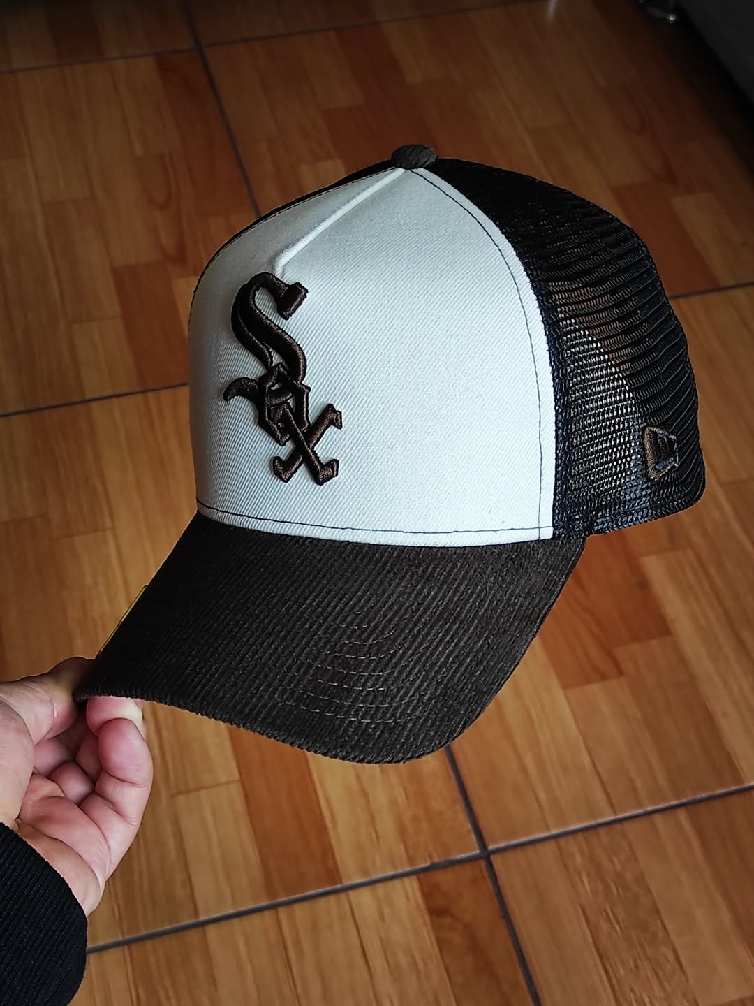 New Era Chicago White Sox TRUCKER a frame Snapback víscera cord
