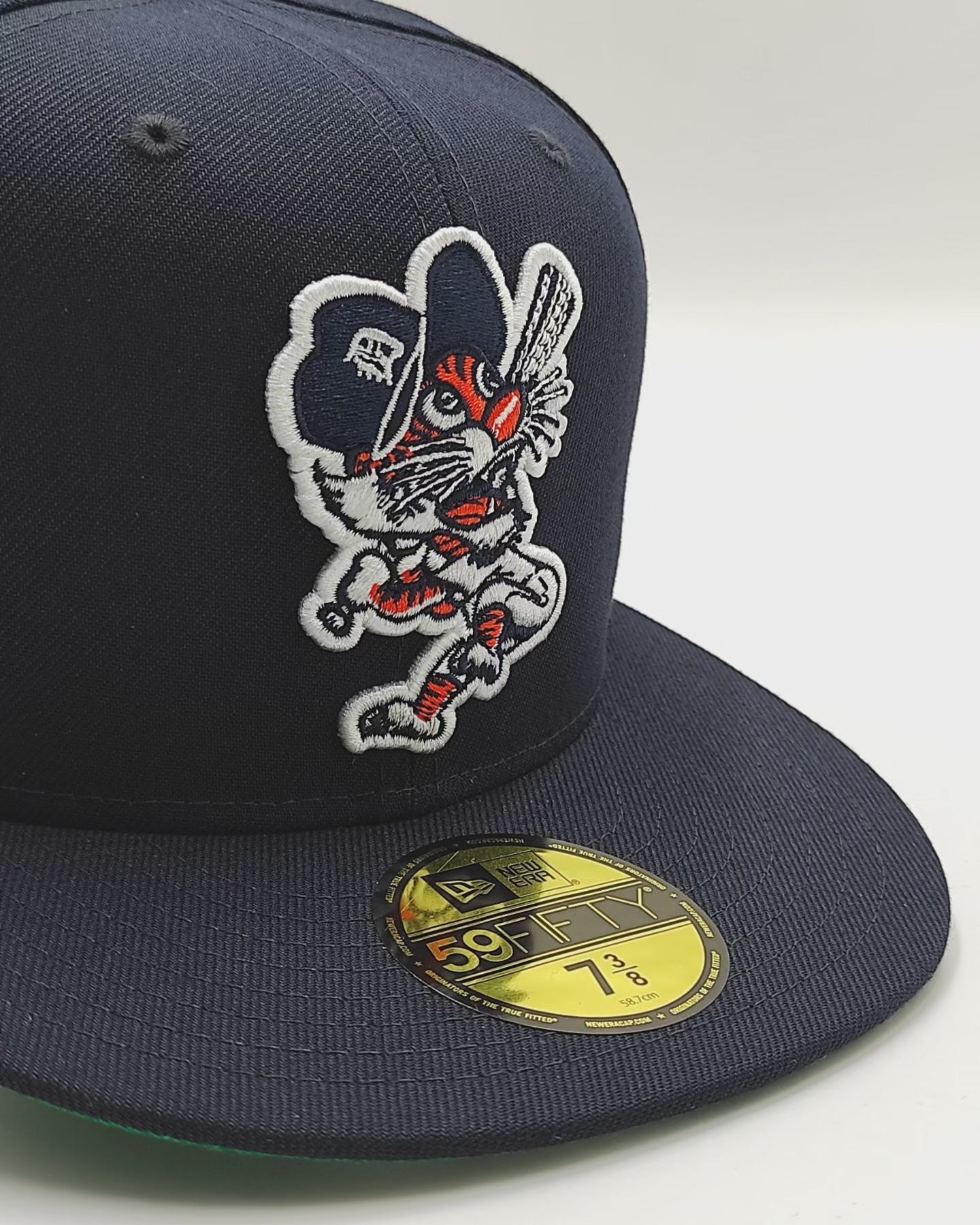New Era Detroit tigers stadium patch navy throwback edition 59fifty fitted cap